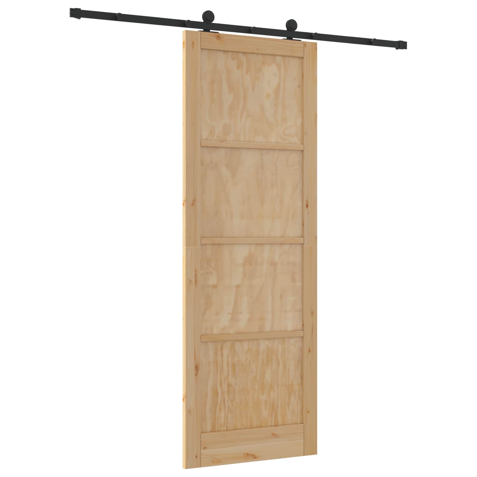 Schiebetür ORKDAL Natur 61 x 198,5 cm Massives Kiefernholz