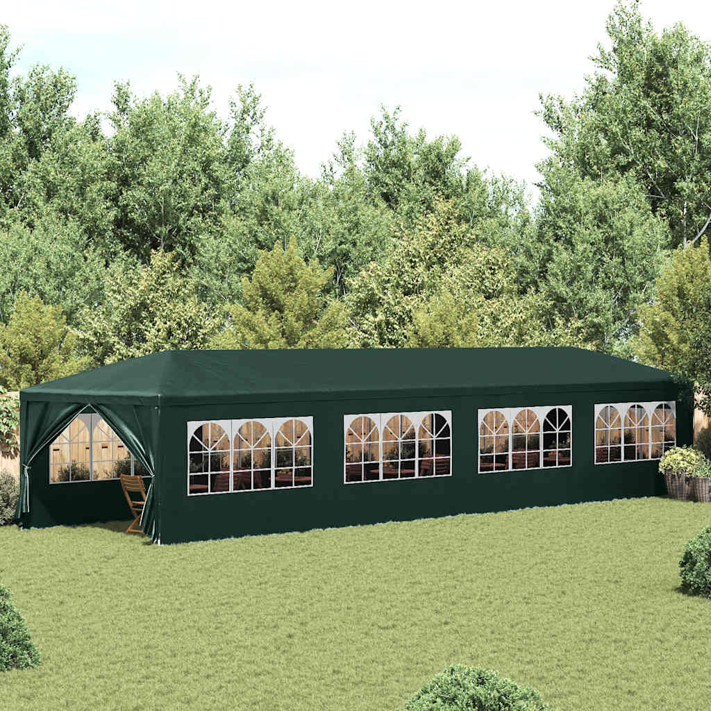 Party-Zelt 400 x 300 x 255 cm Rot PE und Stahl