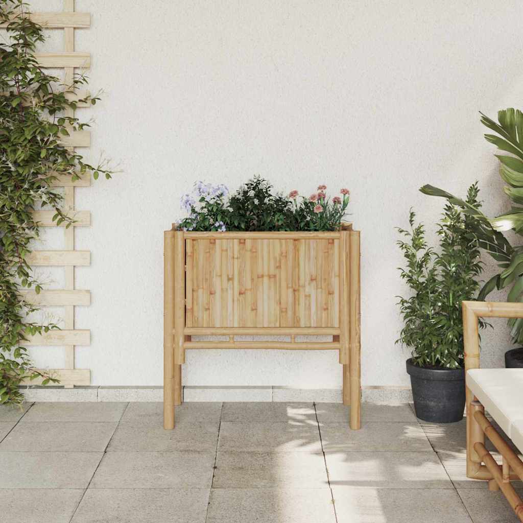 Hochbeet Braun 70 x 35 x 70 cm Bambus