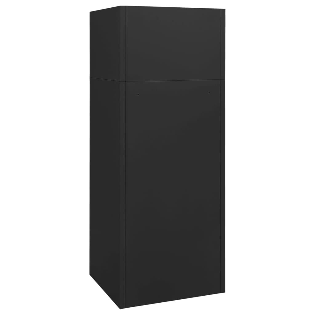 Sattelschrank Weiß 53x53x140 cm Stahl