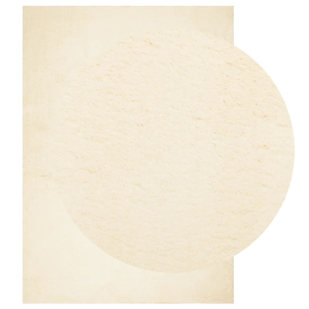 Teppich HUARTE Kurzflor Weich und Waschbar Anthrazit 60x110 cm