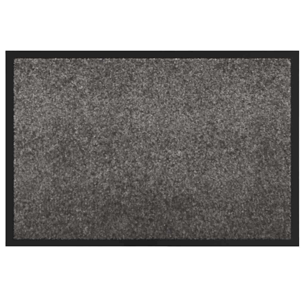 Fußmatte Anthrazit 60 x 40 x 1,2 cm Teddystoff