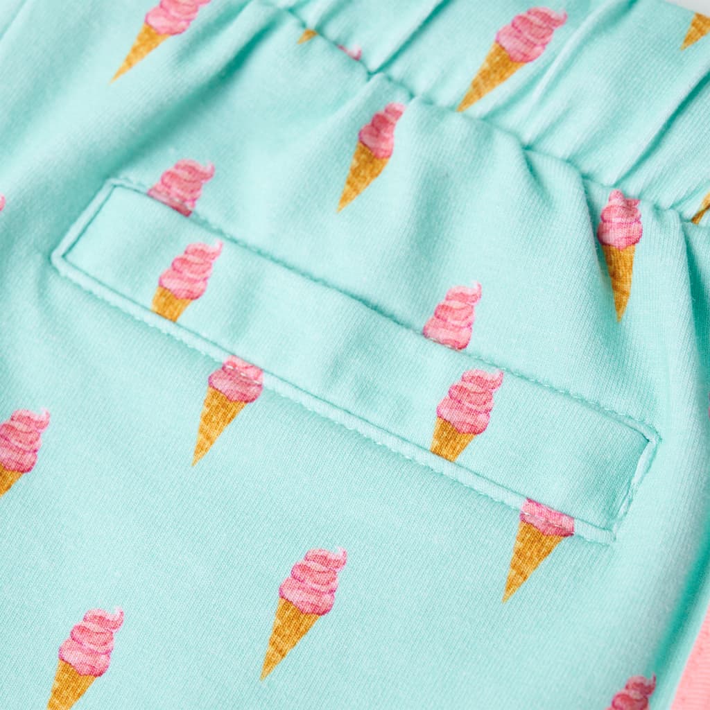 Kindershorts mit Kordelzug Helles Minzgrün 116