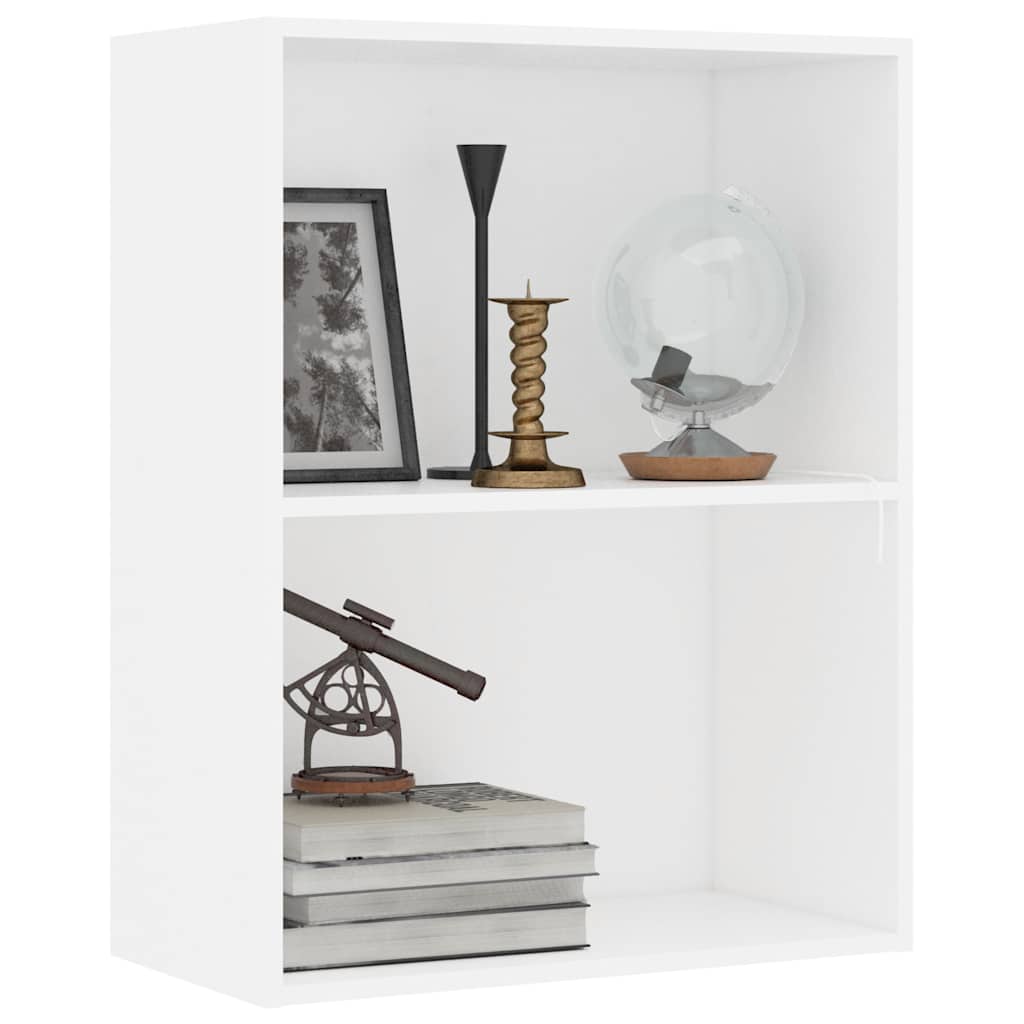 Bücherregal Weiß 80x30x189 cm Holzwerkstoff