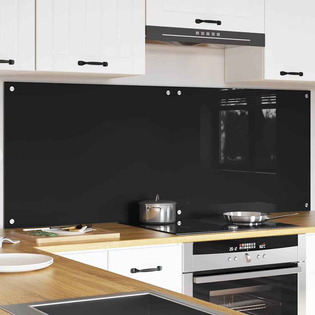 Küchenrückwand 2 pcs Weiß 70 x 40 cm Gehärtetes Glas