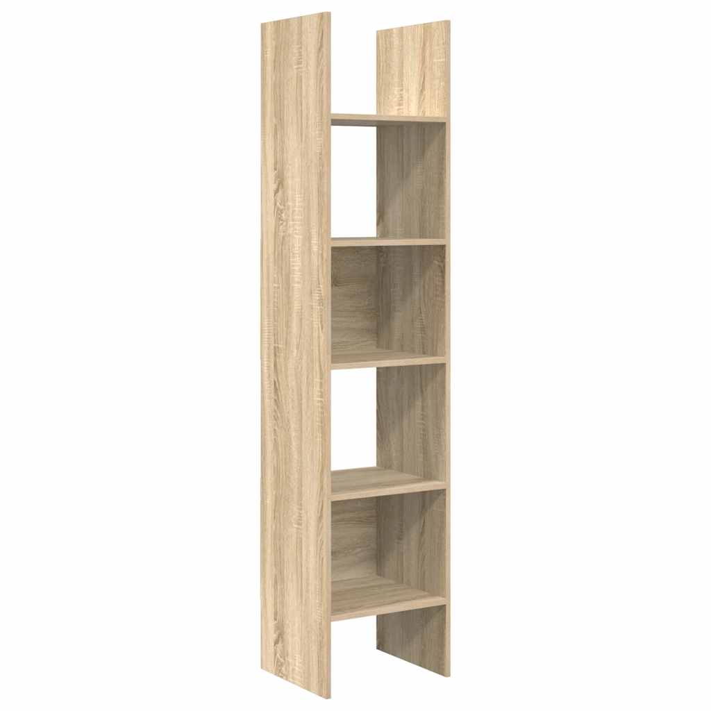 Bücherregal Weiß 40x35x180 cm Holzwerkstoff