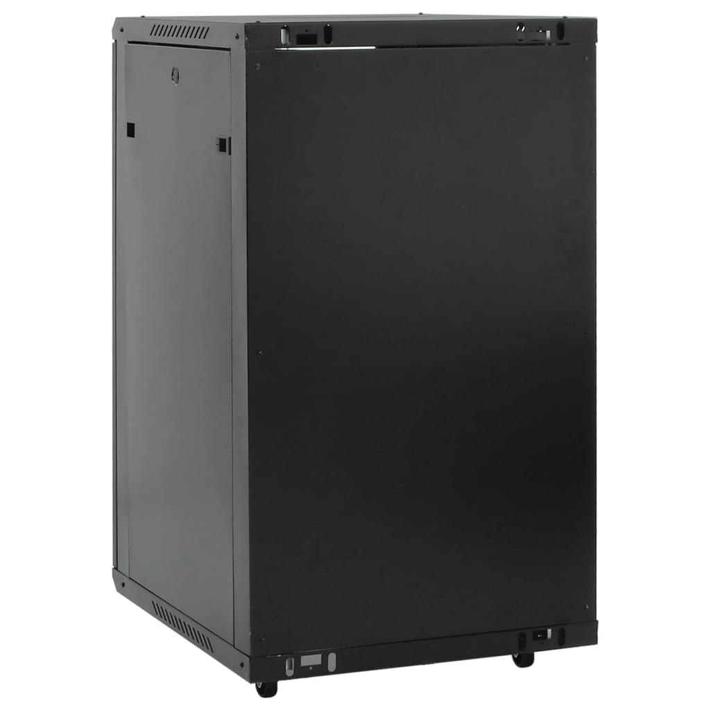15U Netzwerkschrank 19" IP20 Schwarz 60x45x86 cm