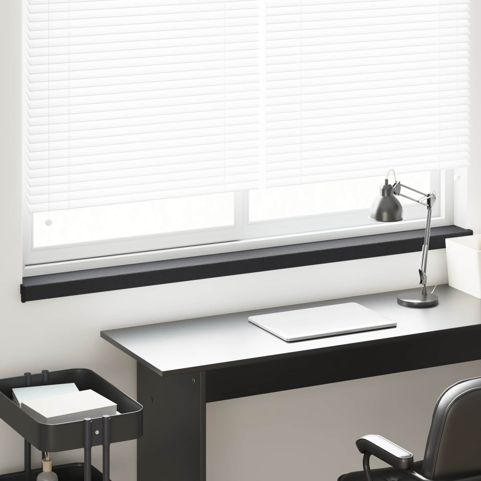 Fensterbank Weiß 60 x 10 x 4,5 cm PVC
