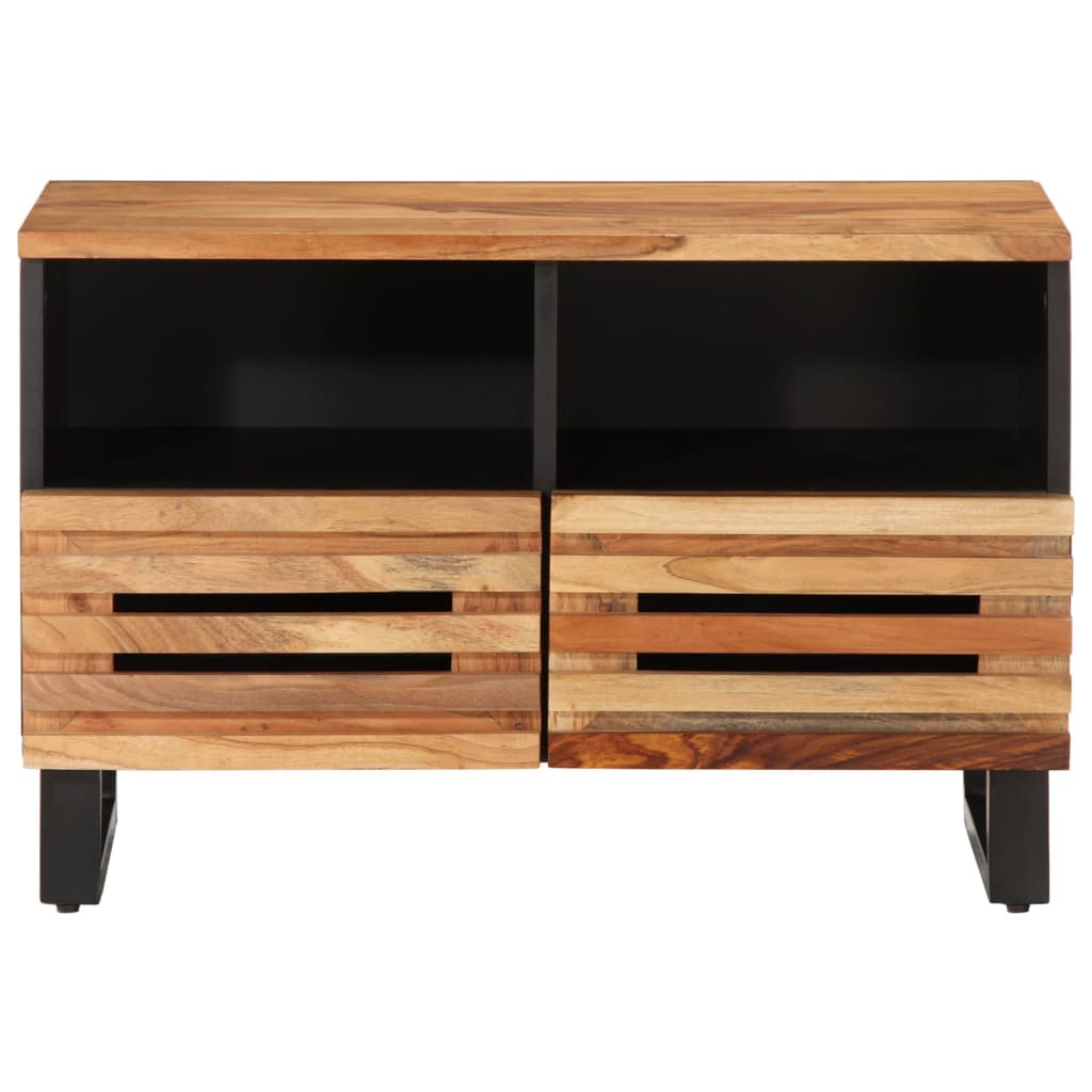 TV-Schrank Braun 70x34x46 cm Massivholz Mango