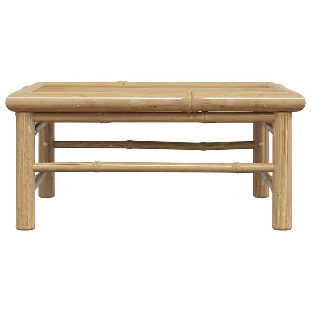 3-tlg. Garten-Lounge-Set mit Kissen Bambus