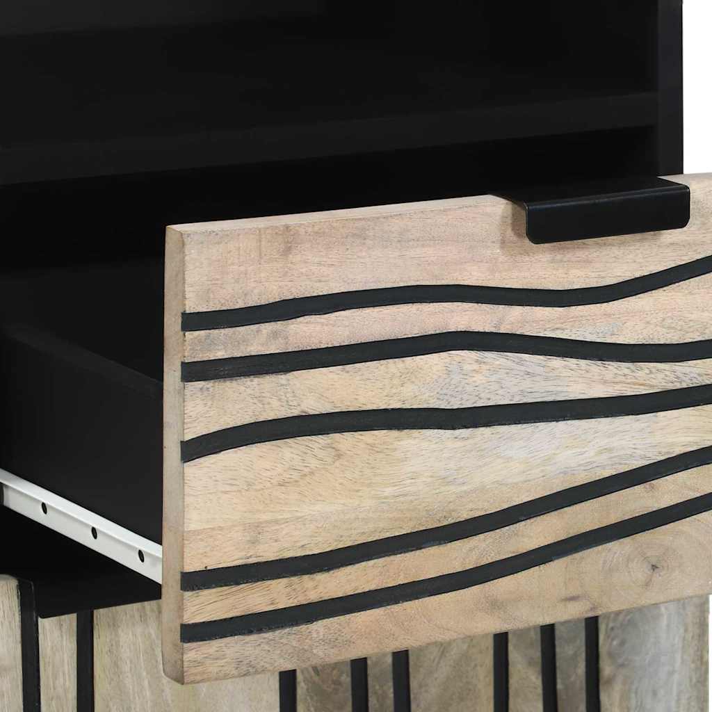 Badezimmerschrank Natur 38 x 33 x 160 cm Holzwerkstoff
