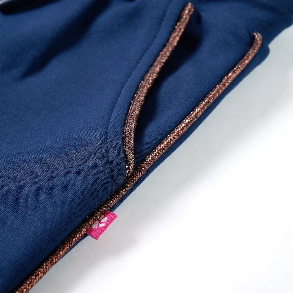 Kinderhose mit Kordelzug Marineblau 92