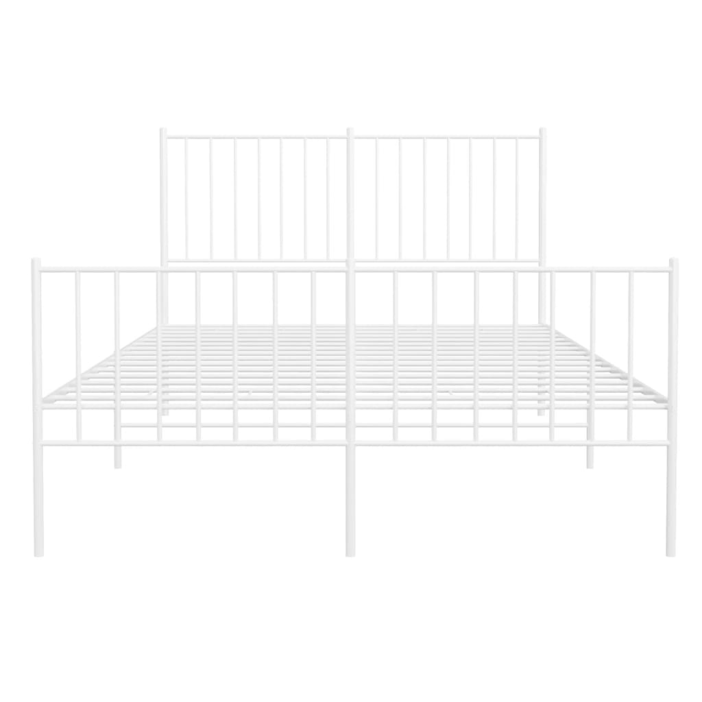 Bettgestell Metall Schwarz 75x190 cm