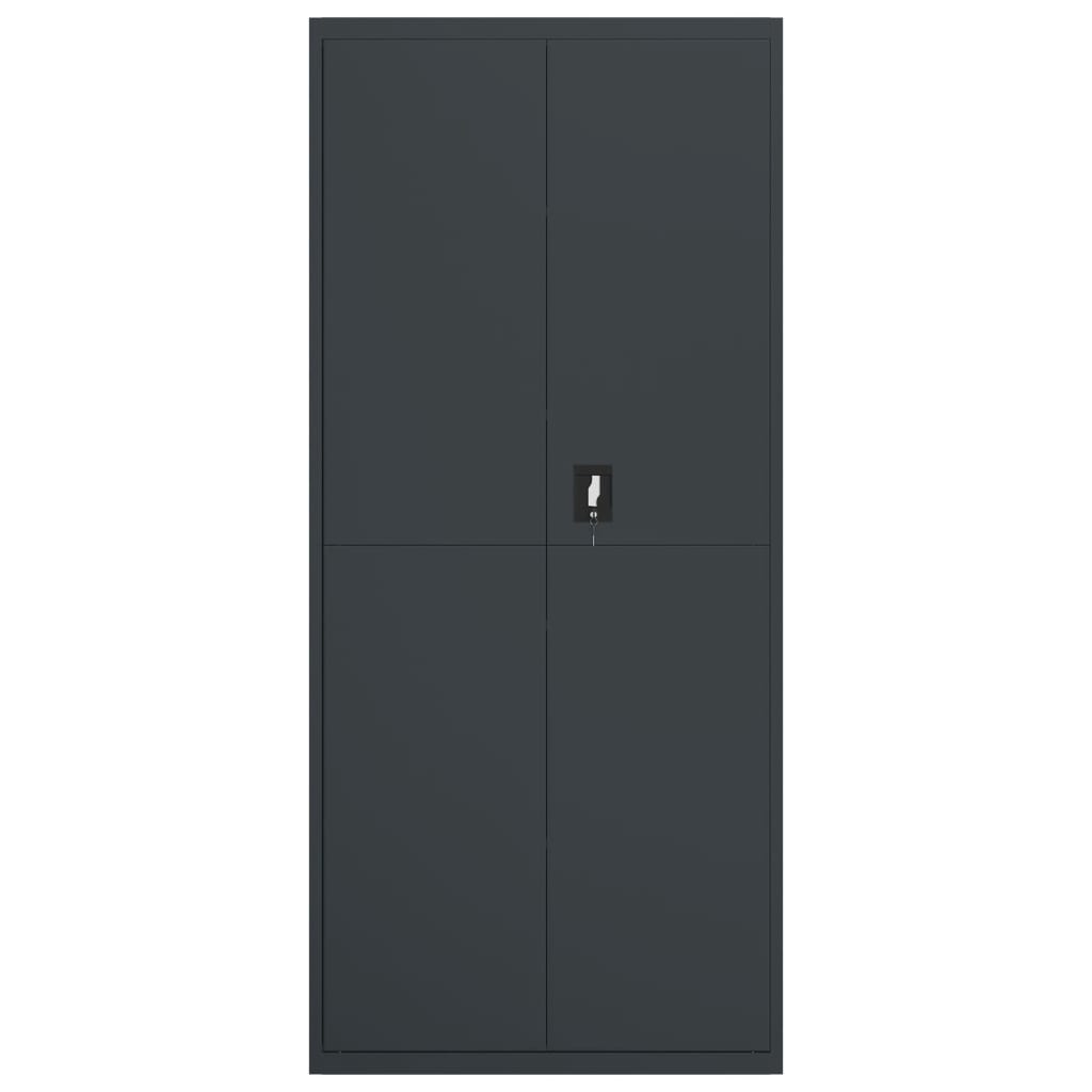 Aktenschrank Weiß 90x40x110 cm Stahl