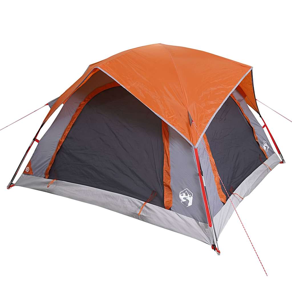 Campingzelt 4 Personen Grün Wasserdicht