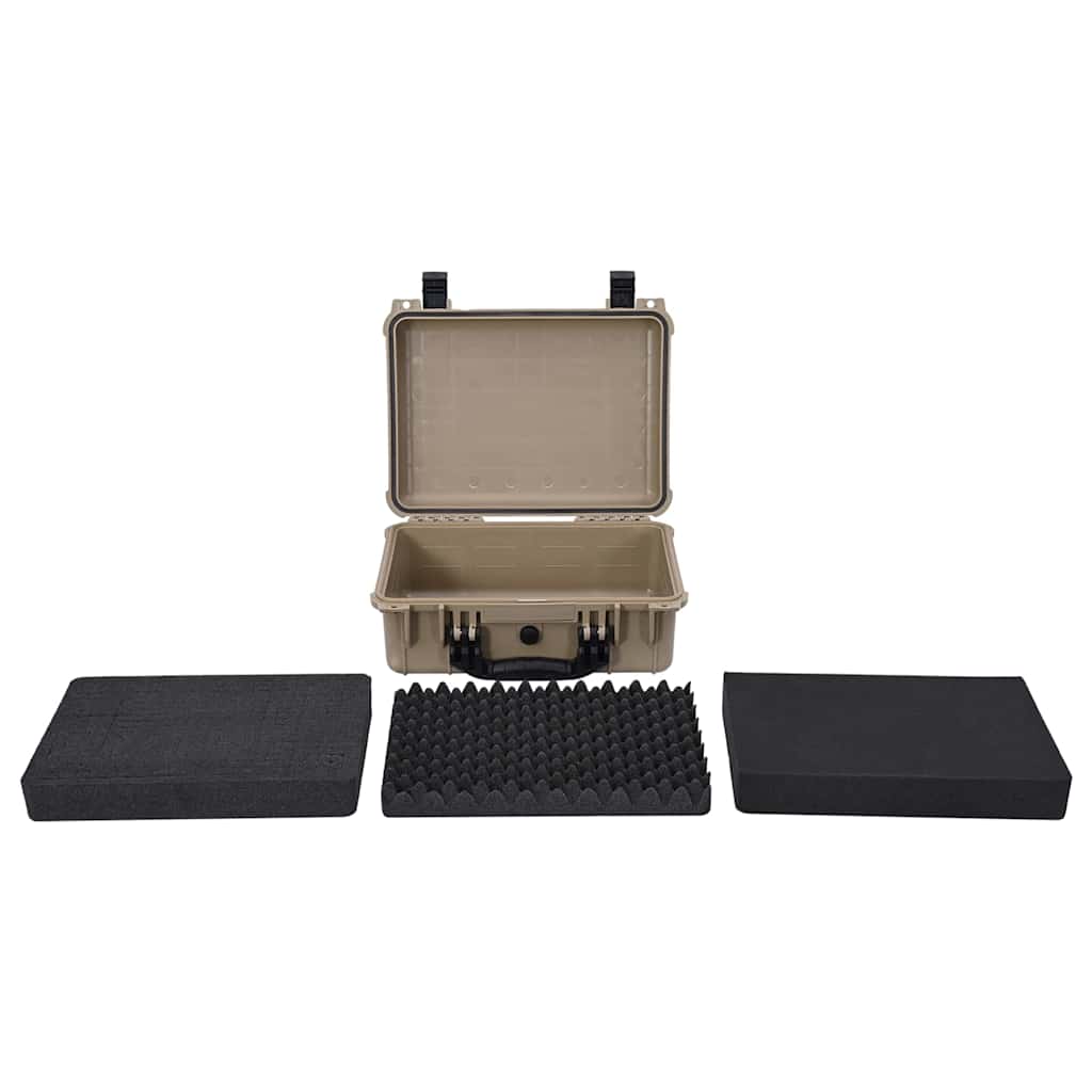 Koffer für Flugreise Tragbar Schwarz 46,5x21,5x17,5 cm PP