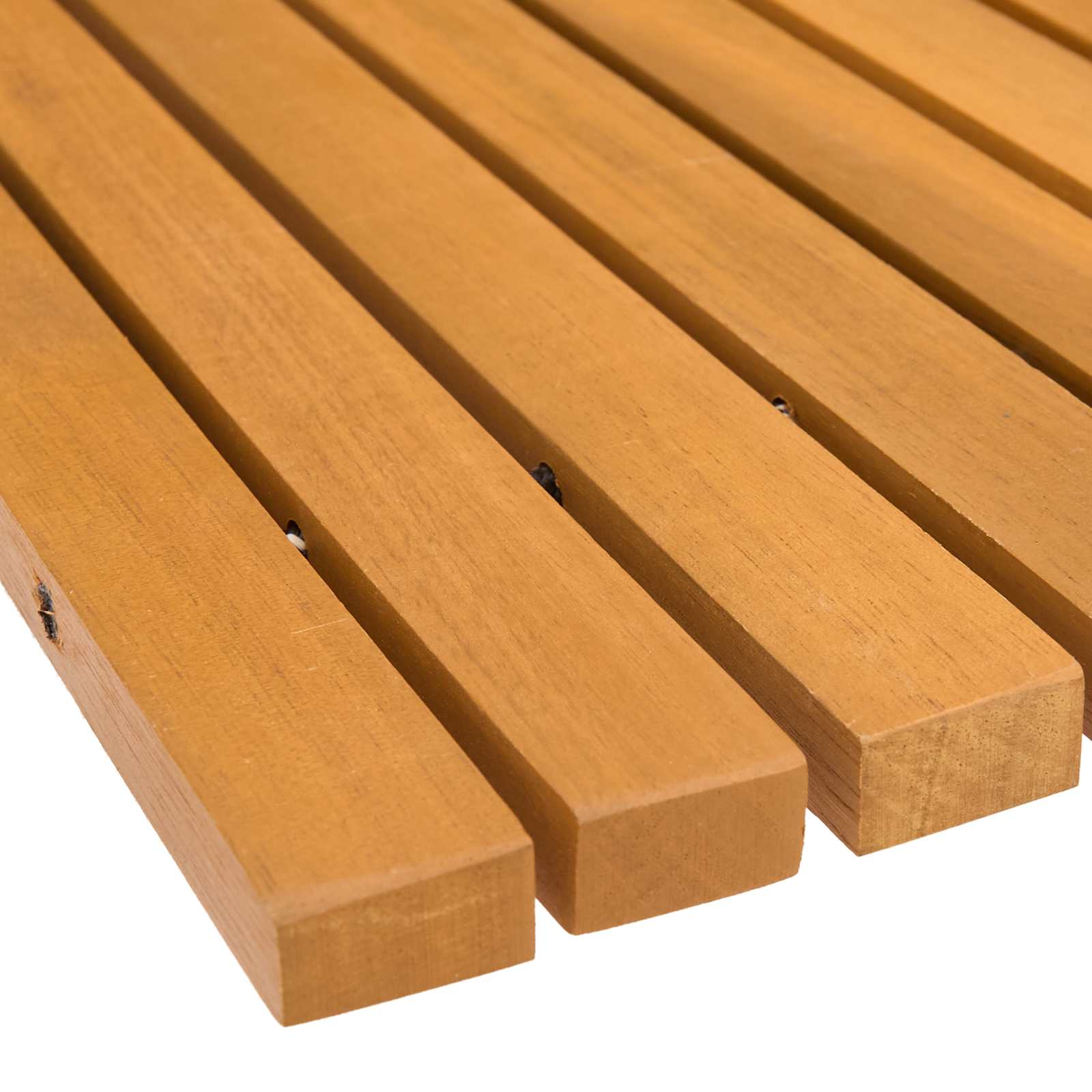 Badematte Braun 60 x 40 cm Massives Akazienholz