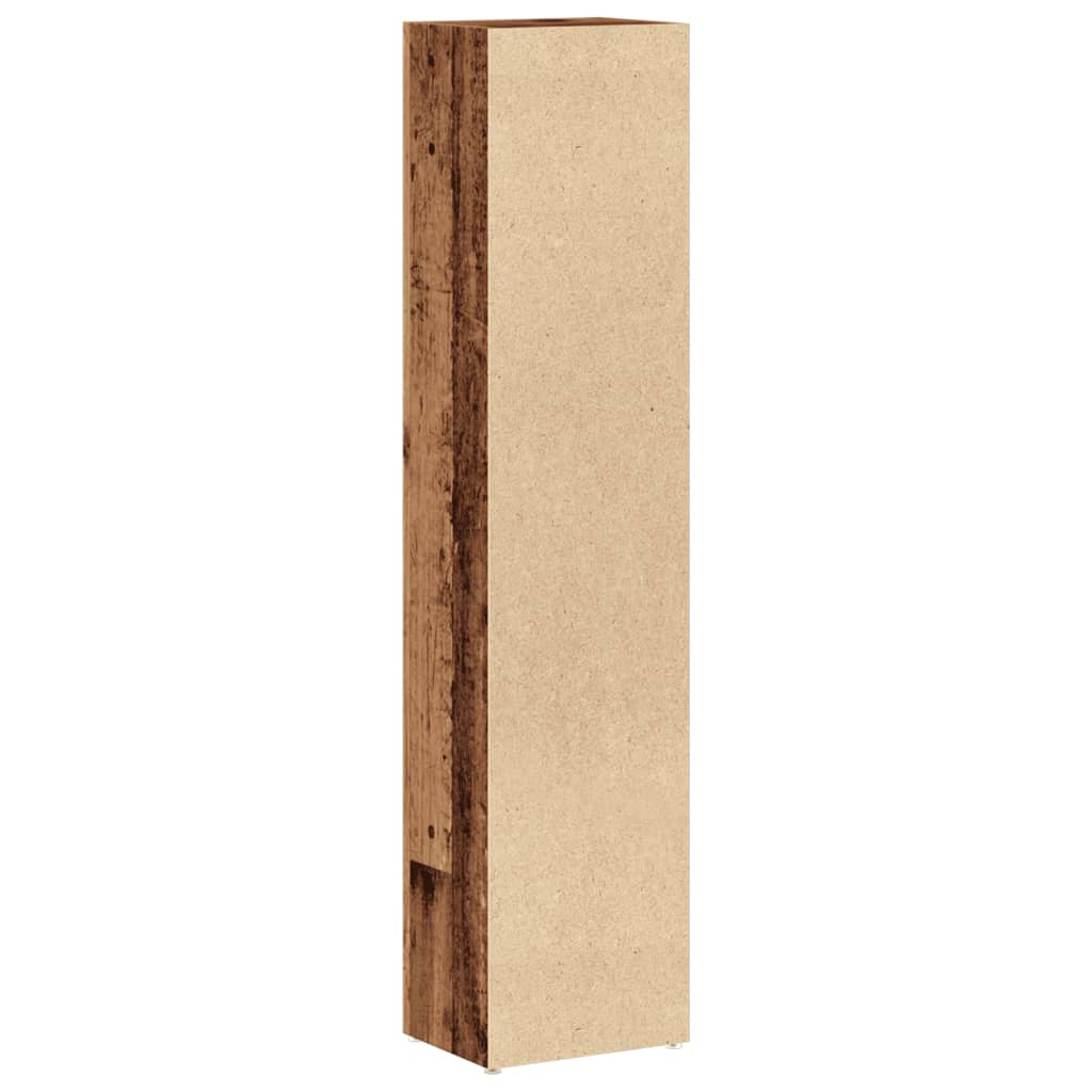 CD-Regale 2 Stk. Weiß 21x16x93,5 cm Holzwerkstoff