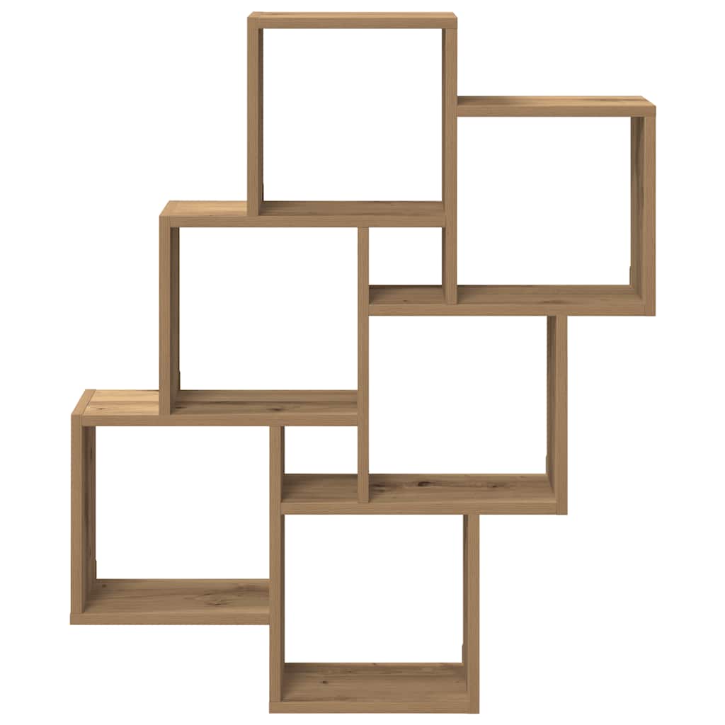 Würfelregal Weiß 78x15x93 cm Holzwerkstoff