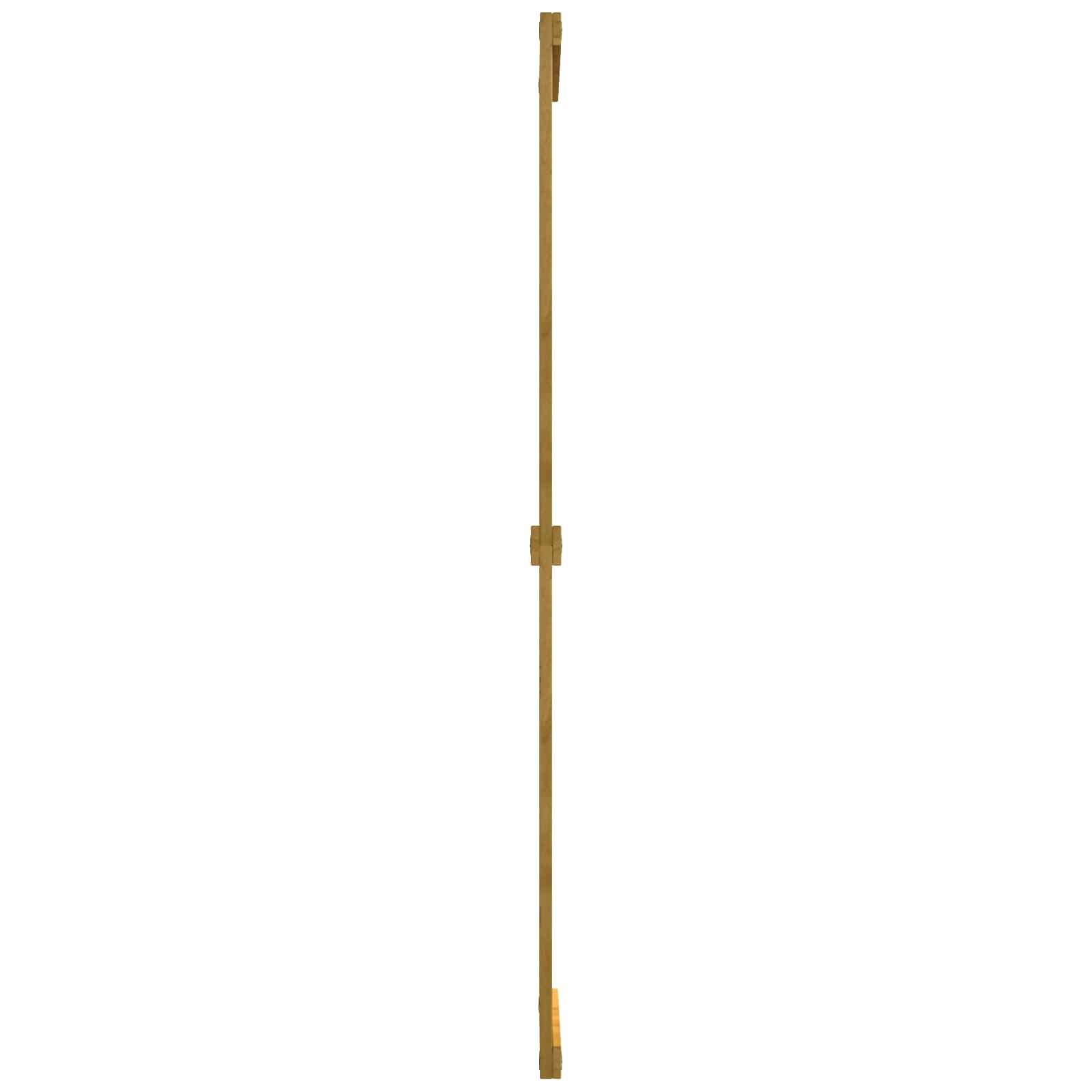 Scheunentür Corona Weiß 70 x 210 cm Massives Kiefernholz