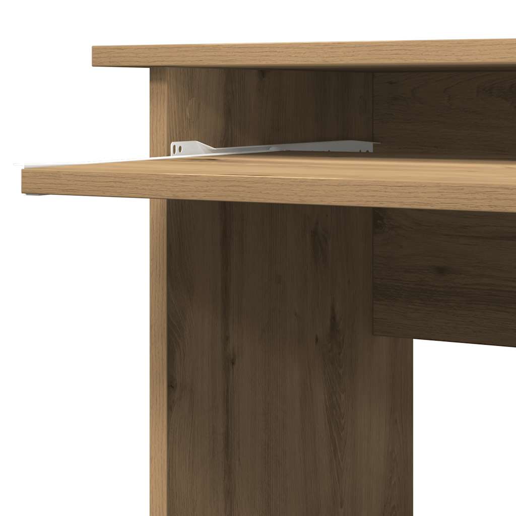 Eckschreibtisch in L-Form Weiß 120x140x75 cm Holzwerkstoff