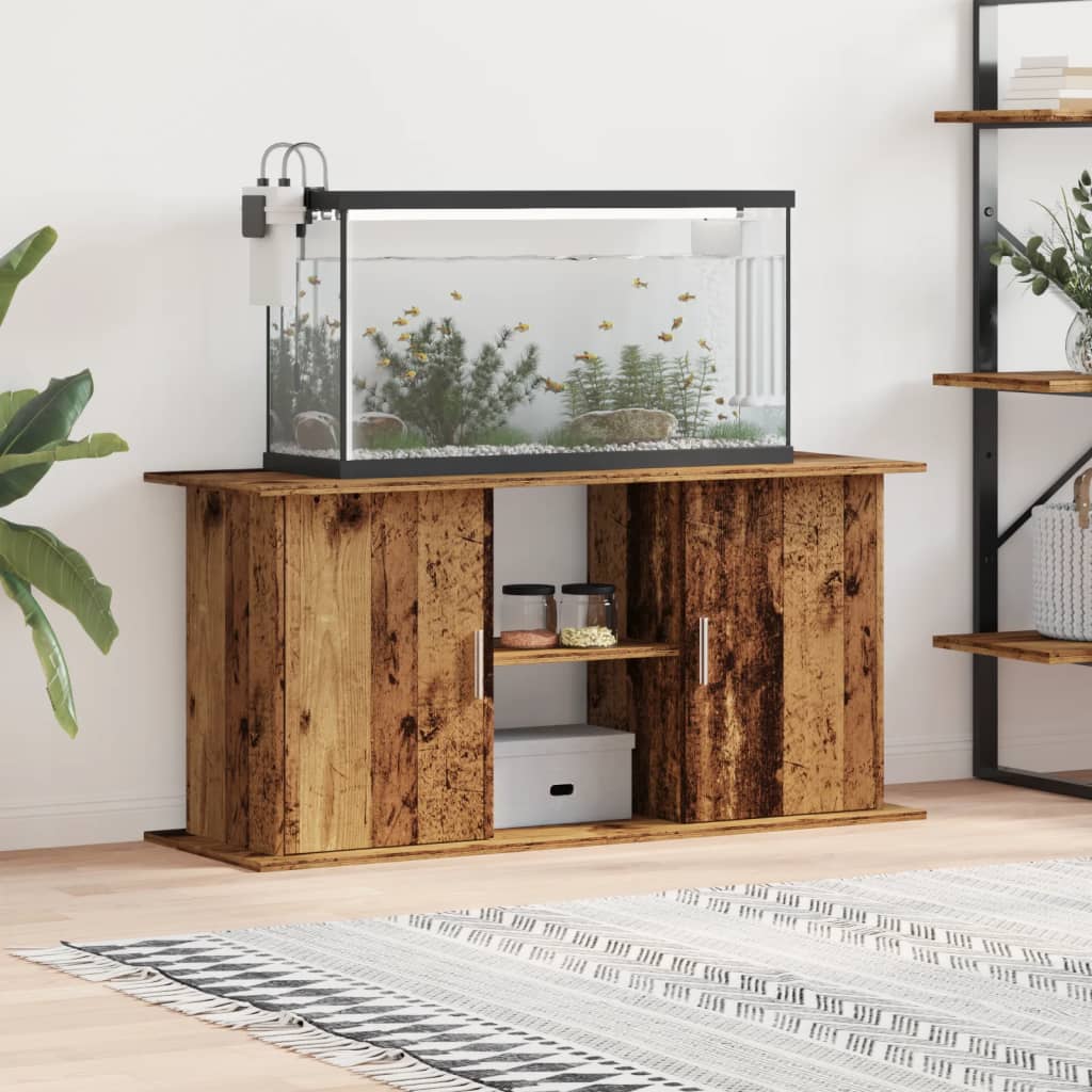 Aquariumständer Weiß 81x36x73 cm Holzwerkstoff