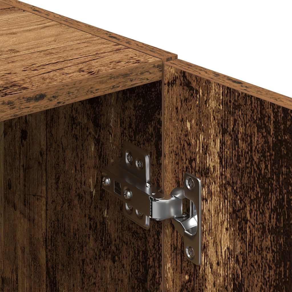 2-tlg. Küchenschrank-Set Weiß Holzwerkstoff