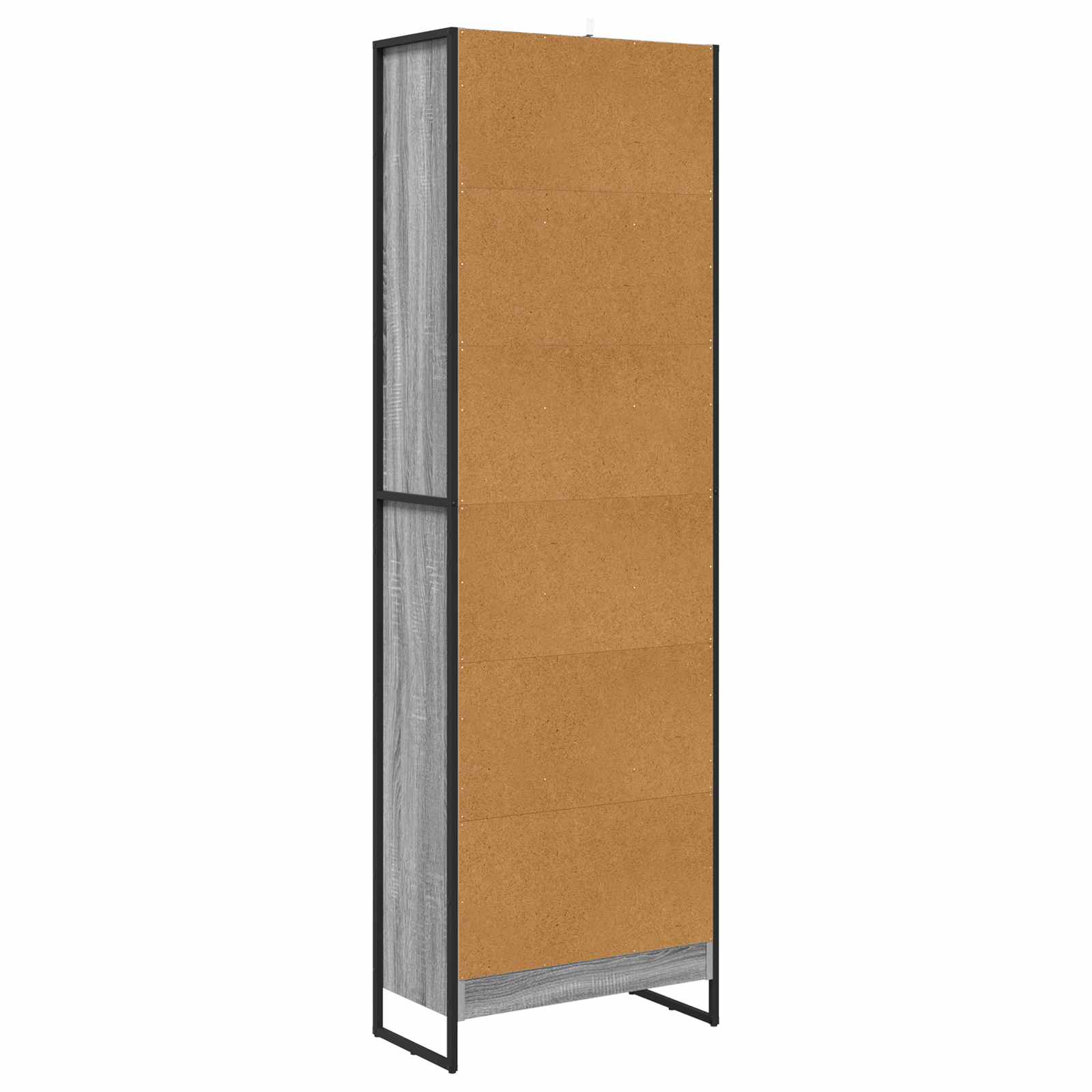 Bücherregal 2 pcs Schwarz Eichen-Optik 60 x 30 x 189,5 cm