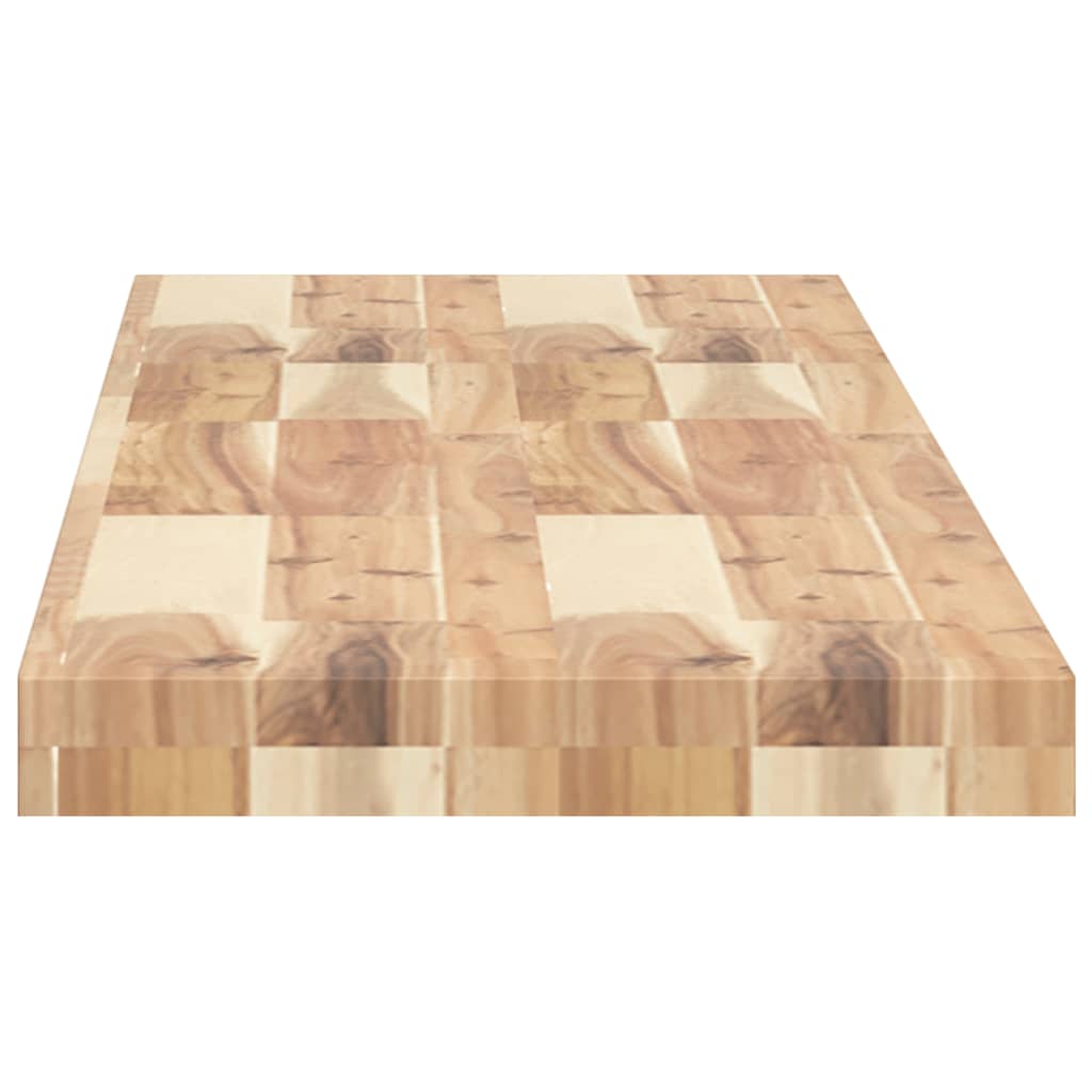 Tischplatte 40x20x2 cm Rechteckig Massivholz Akazie