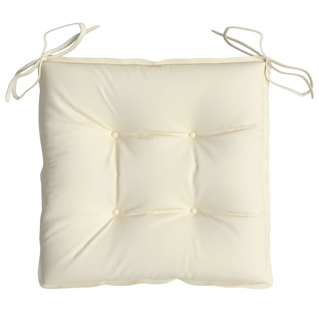 Stuhlkissen 4 Stk. Hellblau 40x40x7 cm Oxford-Gewebe
