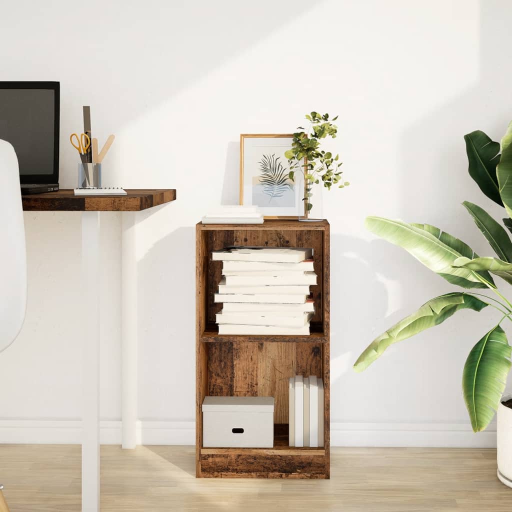 Bücherregal Weiß 40x24x75 cm Holzwerkstoff