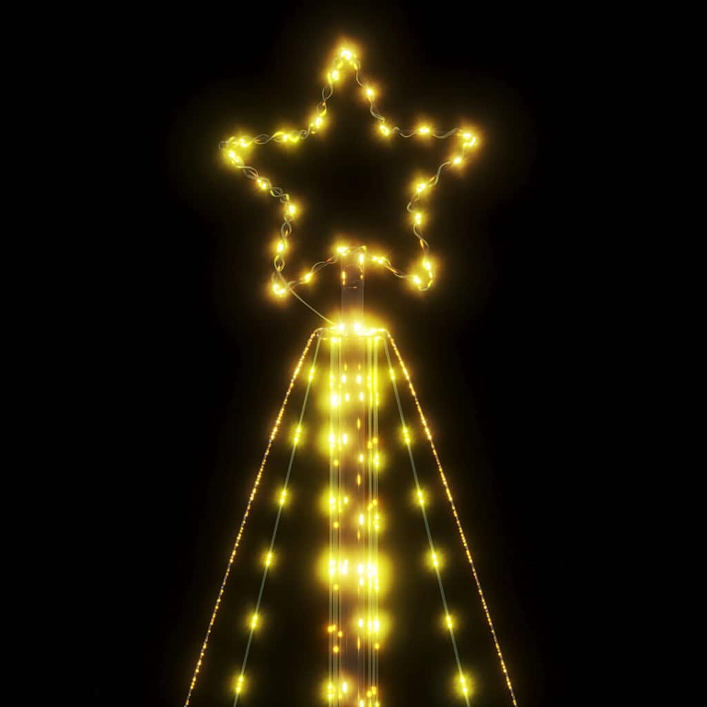 LED Weihnachtsbaum 363 LEDs Warmweiß 182 cm