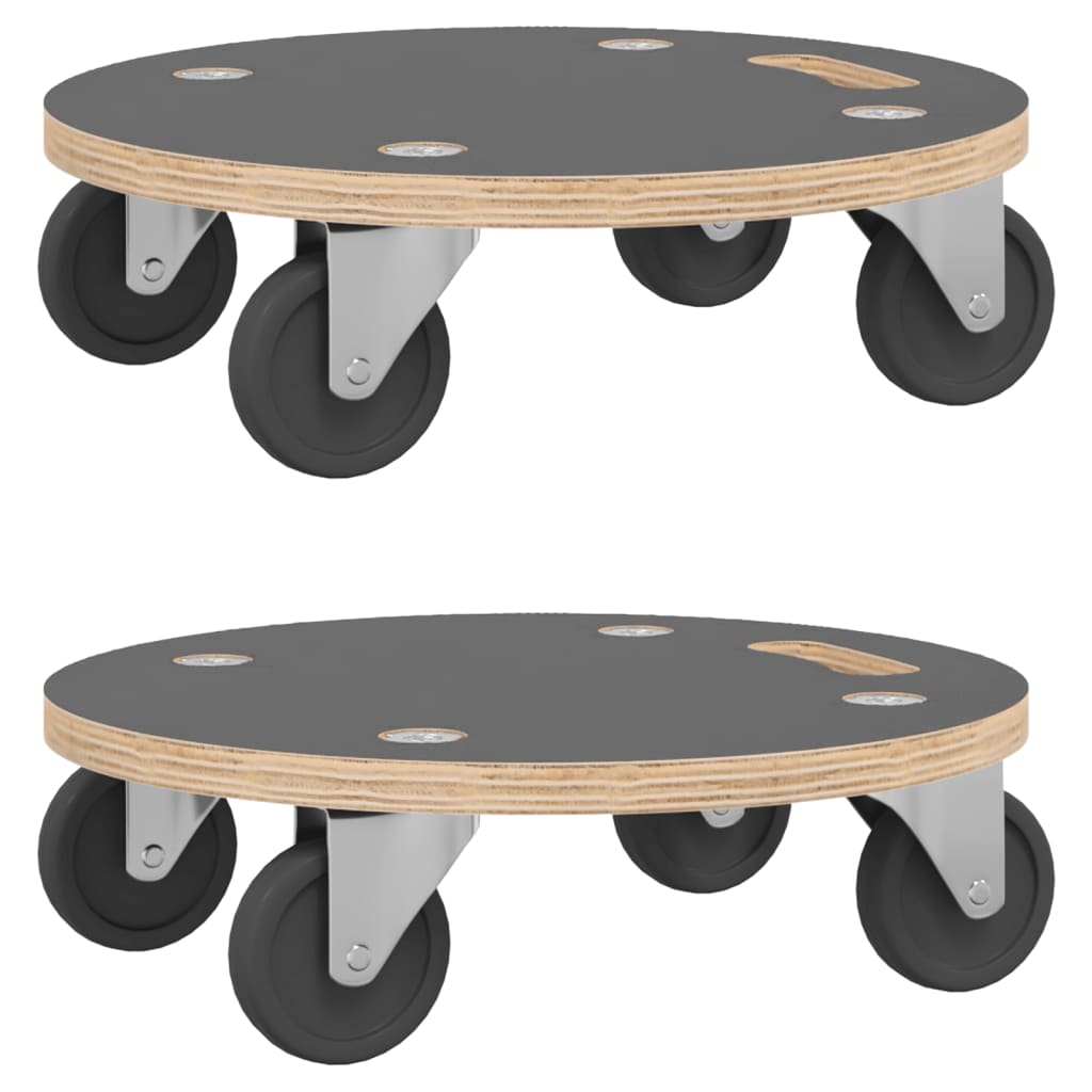 Transportroller 2 Stk. Rechteckig 60x40x11,5 cm 250 kg