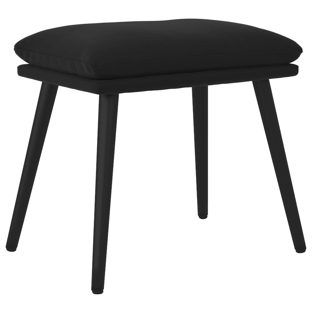 Fußhocker Hellgrau 45x29,5x35 cm Samt