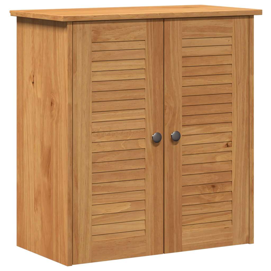 Badezimmermöbel-Set mit Regal VIGO 2 pcs Braun und Honigbraun