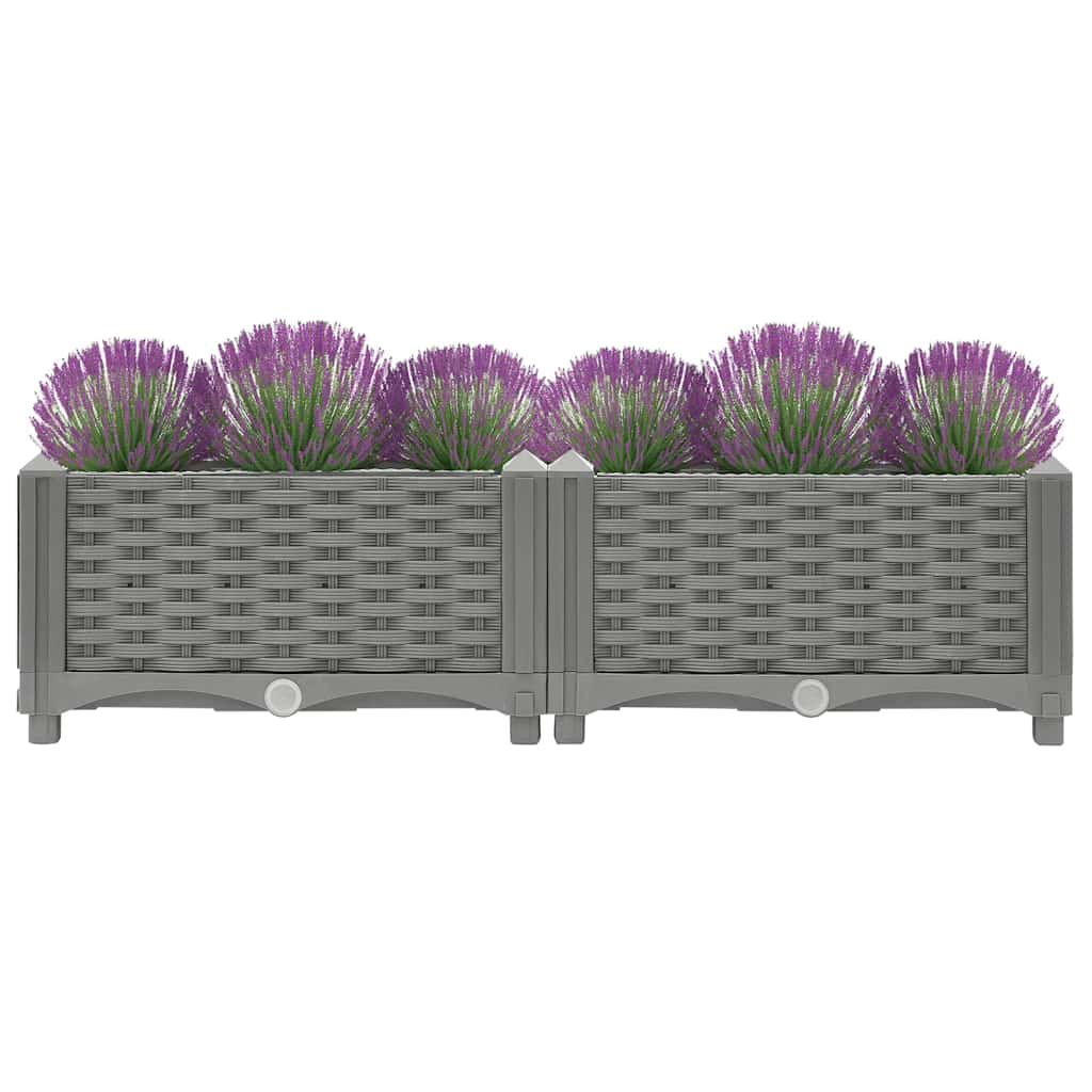 Hochbeet 40x40x23 cm Polypropylen