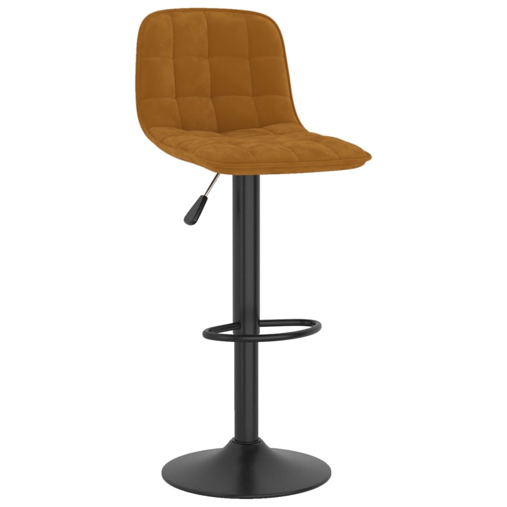 Barhocker 2 Stk. Hellgrün Samt