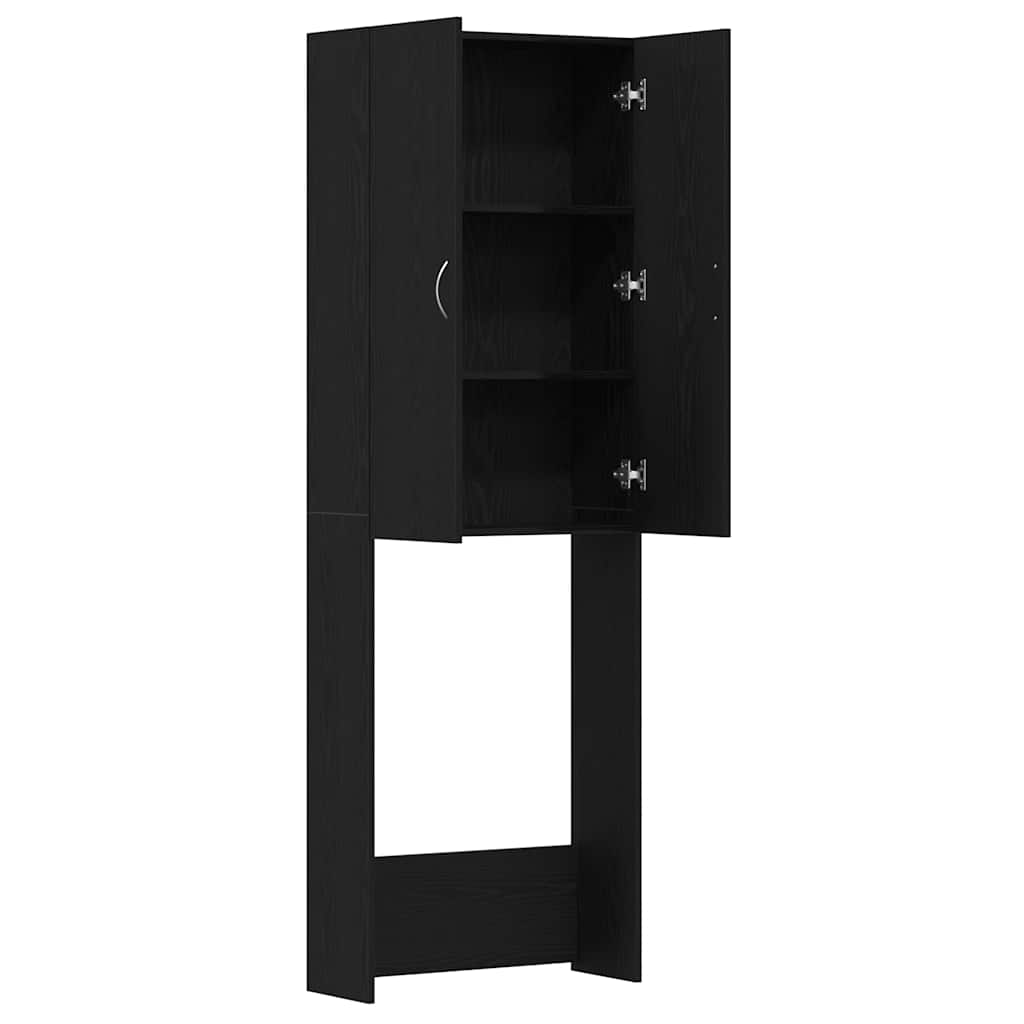 Waschmaschinenschrank Weiß 64x25,5x190 cm