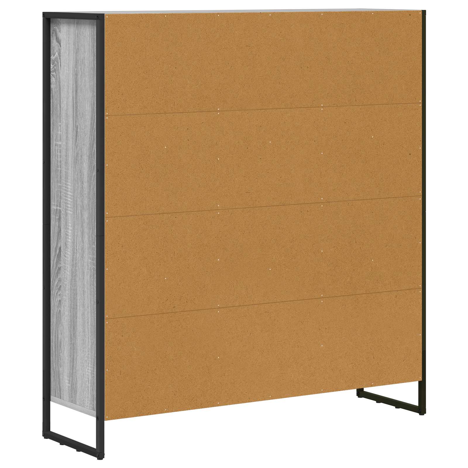 Bücherregal 2 pcs Schwarz Eichen-Optik 99,5 x 30 x 108 cm