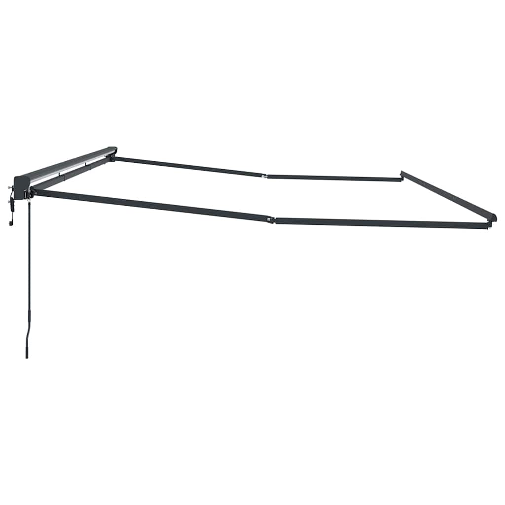 Markisenrahmen Verstellbar Weiß 2,5 x 2 m Stahl