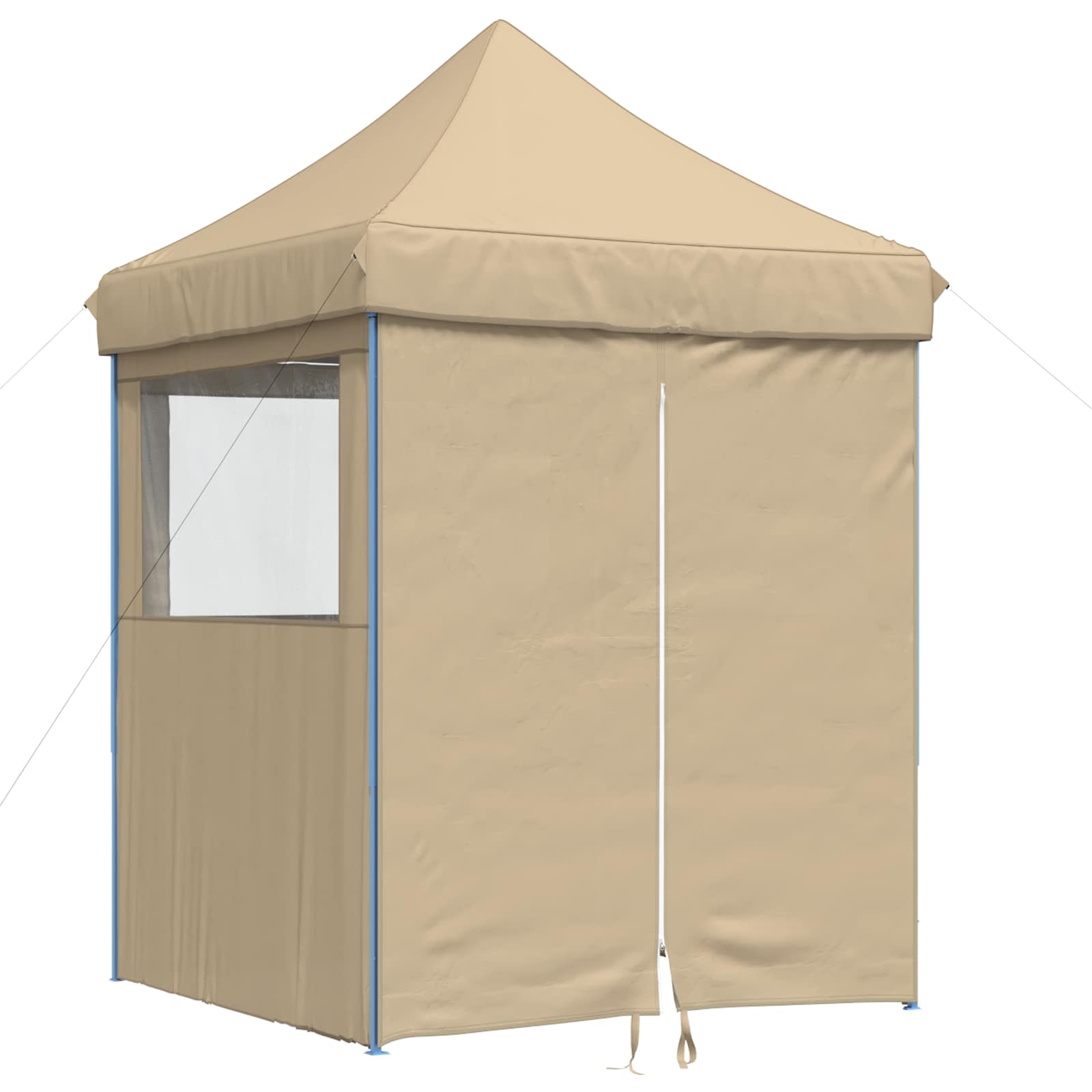 Partyzelt Faltbar Pop-Up Schwarz 200x200x306 cm