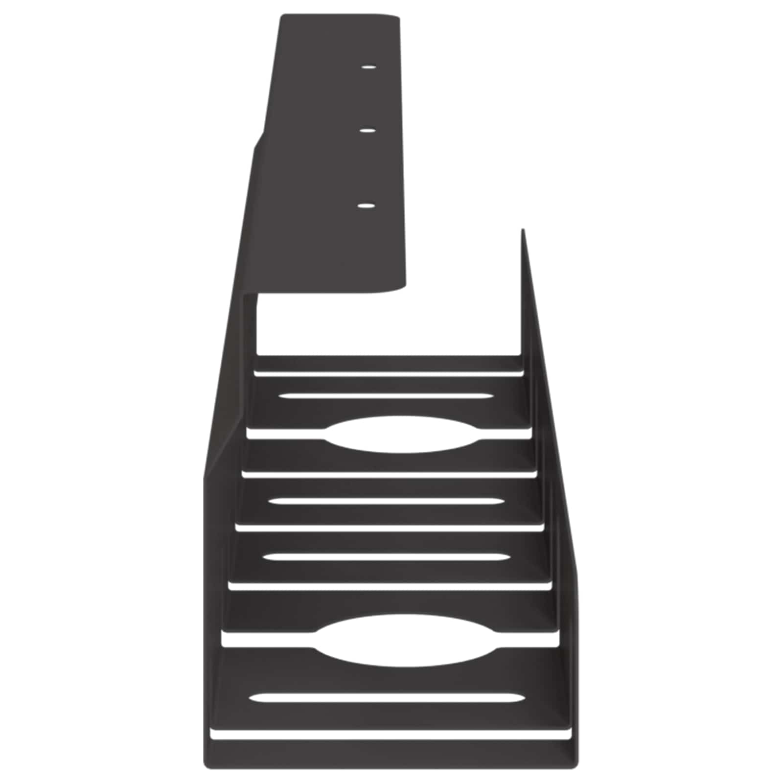 Unter dem Schreibtisch Kabelmanagement Tray 2 Stk. Anthrazit