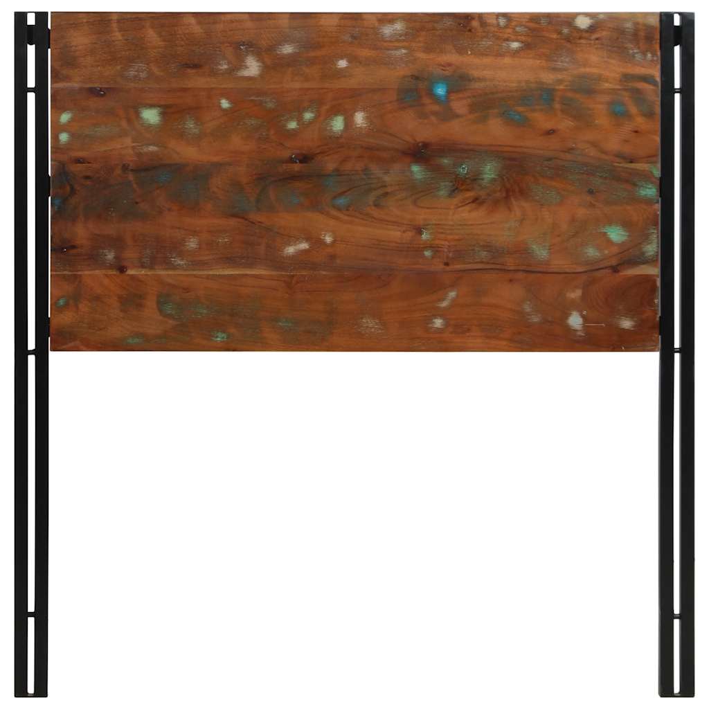 Kopfteil 100 cm Massivholz Mango und Eisen