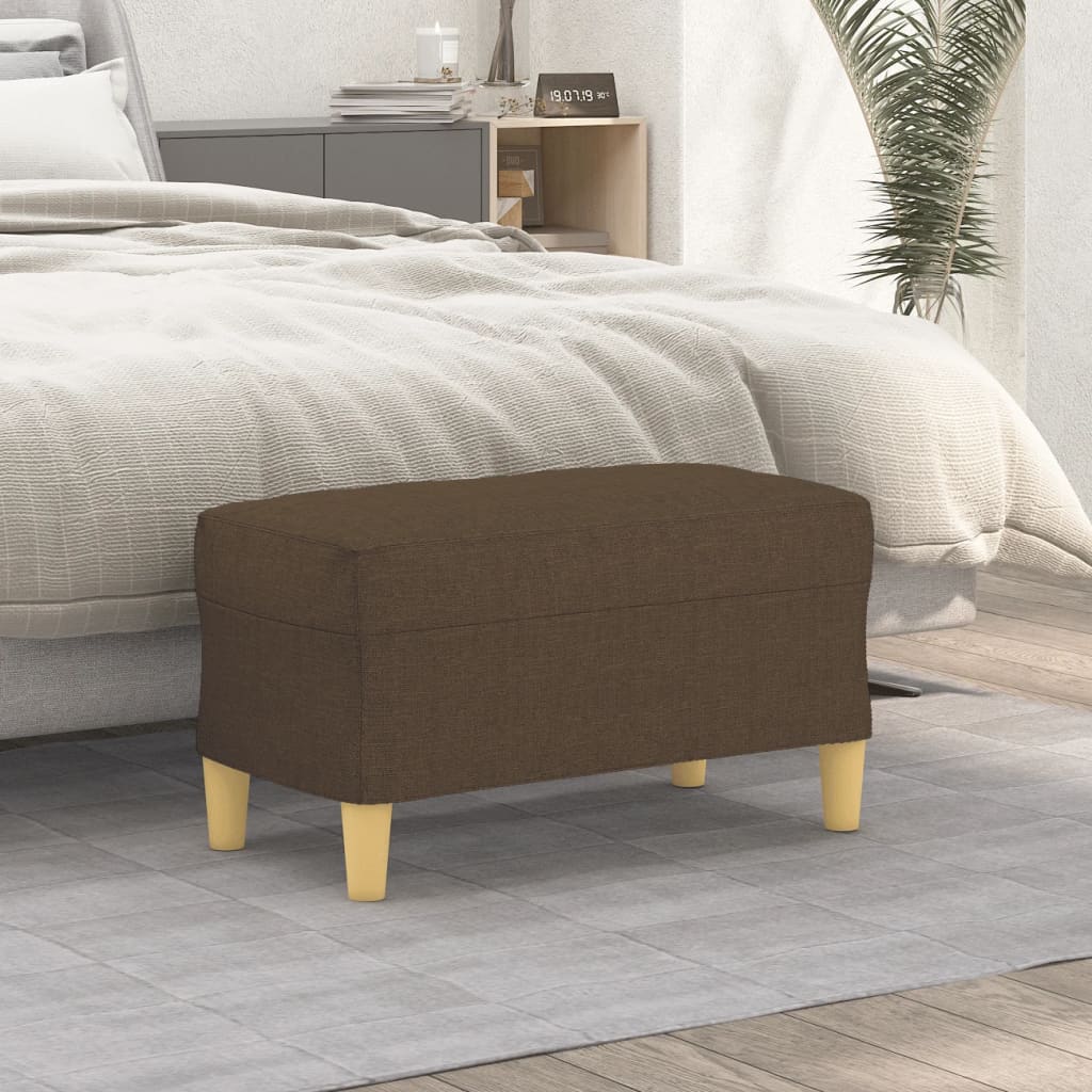 Sitzbank Hellgrau 70x35x41 cm Stoff