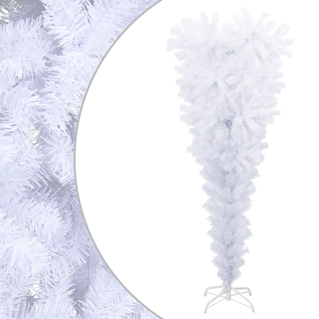 Künstlicher Weihnachtsbaum mit Ständer Umgekehrt Grün 120 cm