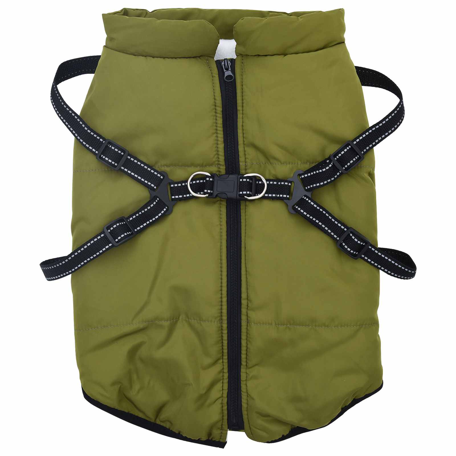 Hundemantel Rot L24 Fleece und Polyester