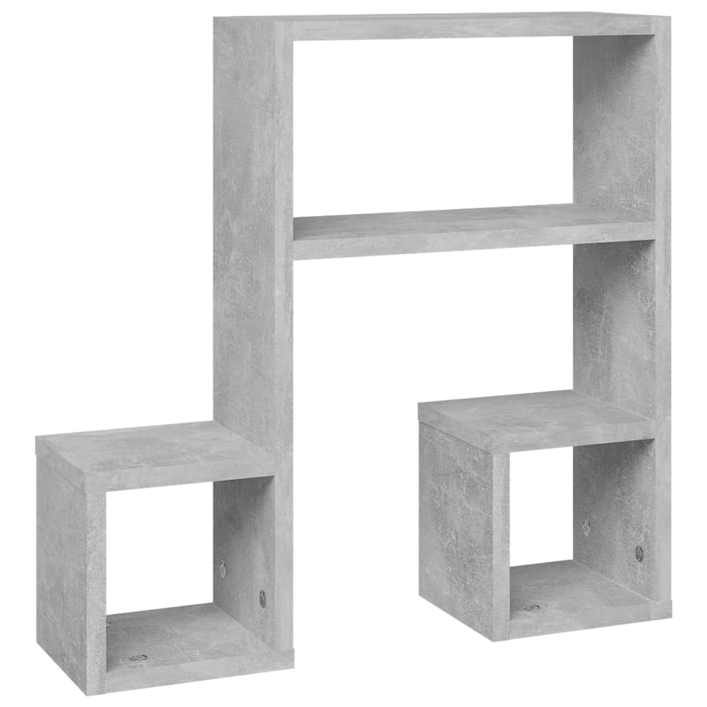 Wandregale 2 Stk. Weiß 50x15x50 cm Holzwerkstoff