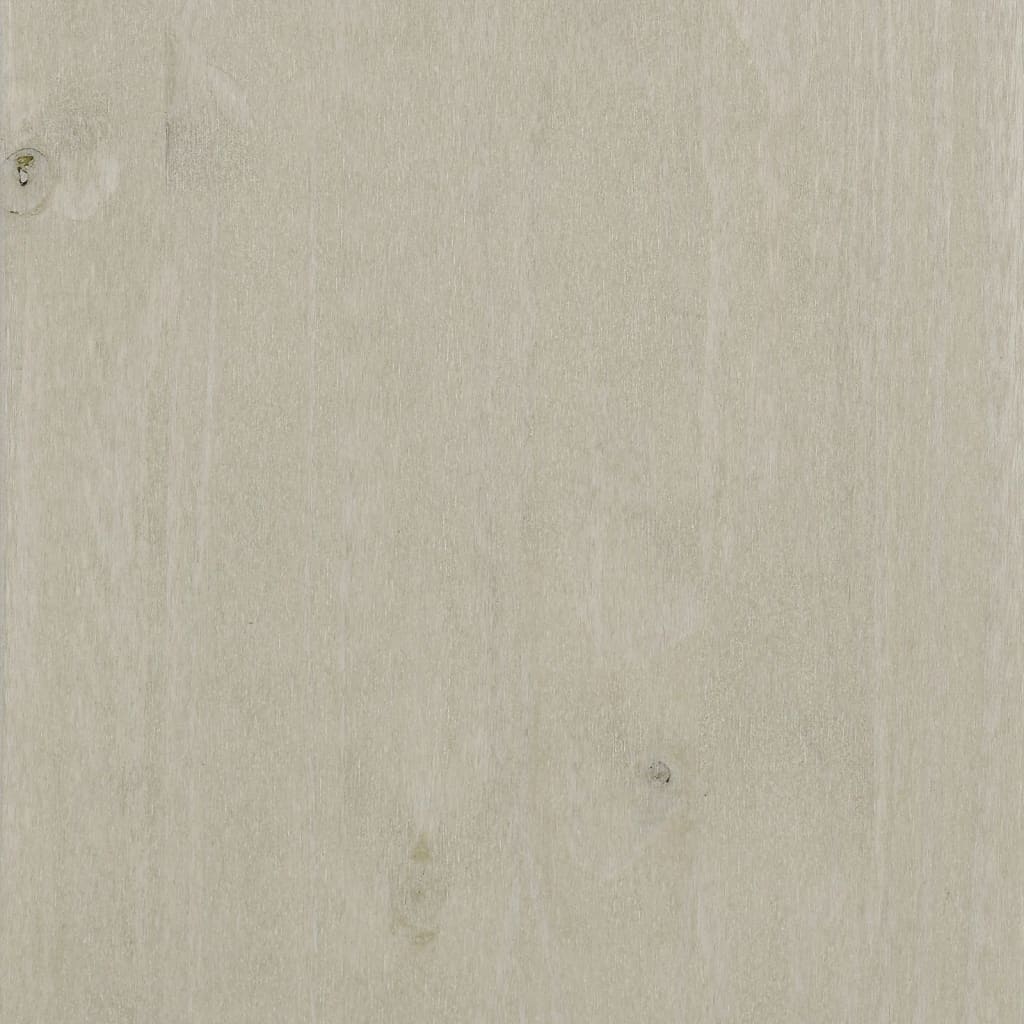 Schuhschrank HAMAR Honigbraun 85x40x108 cm Massivholz Kiefer