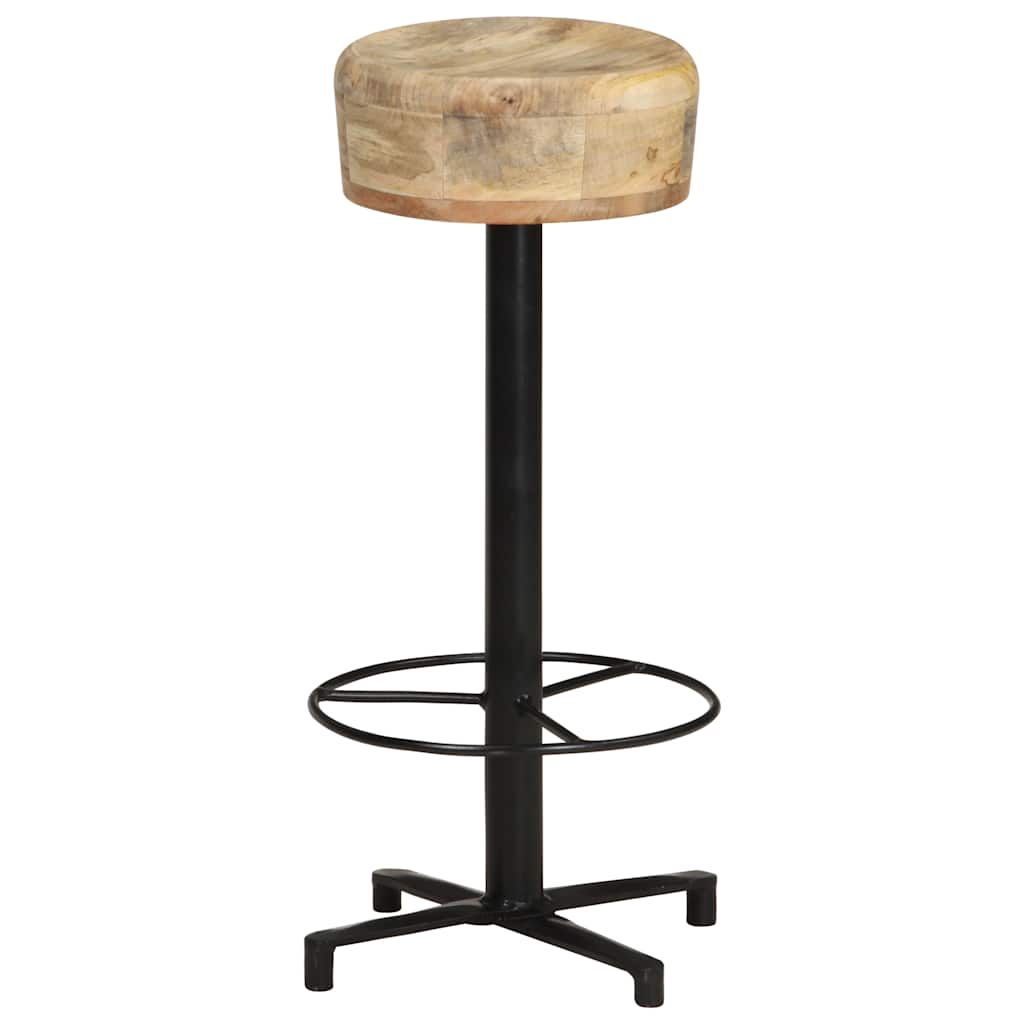 Barhocker 2 Stk. 52 cm Mango Massivholz