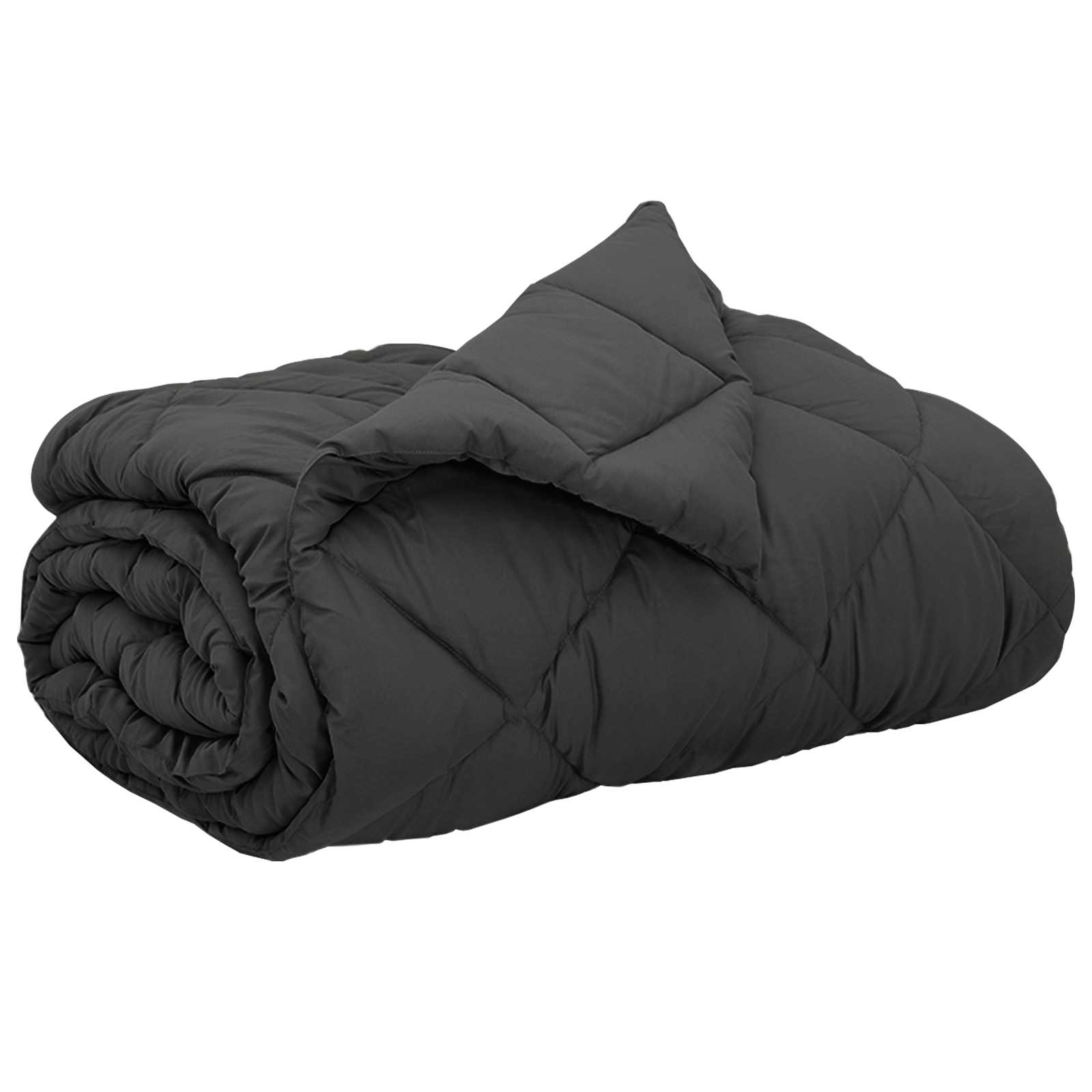 Sommerdecke Anthrazit 200 x 135 cm Mikrofaser